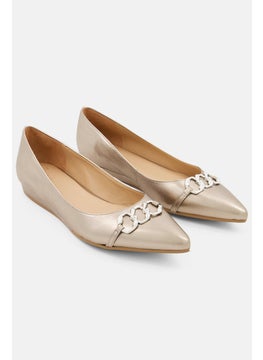 Buy Women Katalie Slip On Flats Shoes, Sliver in Saudi Arabia