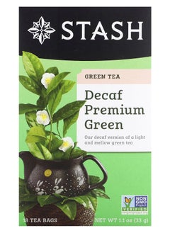 اشتري Premium Green Tea Decaf  18 Tea Bags 1.1 oz (33 g) في الامارات