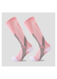 Buy Outdoor Cycling Fitness Slim Leg elastic Compression Socks Football Socks in Saudi Arabia