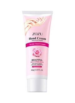 Buy Moisturizing Hand Cream With Fragrant Rose Extract 80g To Enjoy The Atmosphere Of Hydration Softness And Beauty in Saudi Arabia