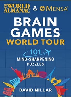 Buy World Almanac & Mensa Brain Games World Tour by David Millar Paperback in UAE