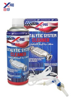 Buy X-PRO Catalytic System Cleaner - Clean and restore catalytic system efficiency, reduce emissions, and improve fuel economy 450ml X-99 666 in Saudi Arabia