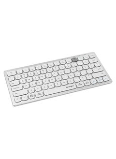 Buy Wireless Mini Keyboard via Bluetooth or USB 3.0, Compact QWERTY IT Multi-Device and Dual Wireless, Compatible with Windows, Mac, iOS and Chrome OS Arabic in UAE