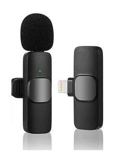 Buy K9 Wireless Lavalier Microphone For iPhone/iPad, Wireless Mic Playback Compass For Recording, Live Streaming, YouTube, Tik Tok, Facebook, Auto Noise Reduction Sync in UAE