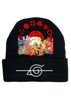 Buy Naruto Knitted Cartoon Printed Hat in Saudi Arabia