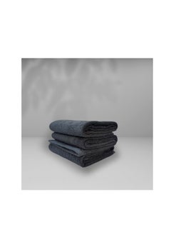 Buy Towel 100% Cotton From Hammam Home 50*100 Color grey in Egypt