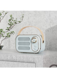 اشتري 2022 Vintage DW13 Bluetooth Speaker Modern Creative Mini Wireless Gift Blue في الامارات