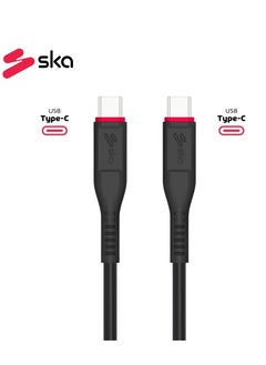 Buy Energy Line-II CC3500 USB-C to USB-C Charge Sync Cable Kevlar TPE 1.5M Black in UAE