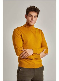 Buy Dalydress - Turtle Neck Pullover -Mustard in Egypt