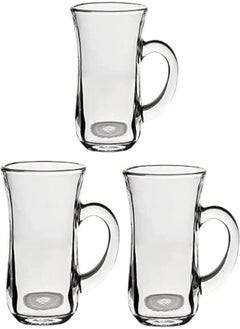 اشتري 3PCS clear glass Teacups في مصر