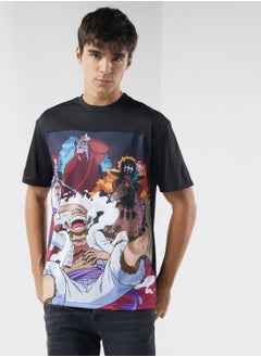 Buy One Piece All Over Printed T-Shirt in UAE