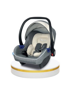 اشتري Nemo Baby Carrier Adjustable Canopy and Handle Extra Protection 3 Point Safety Harness Suitable from 0 to 9 Months Upto 13kg Grey White في السعودية