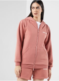 Buy Lounge Regular Zip Hoodie in UAE