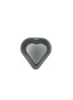 Buy Non-Stick Mini Heart Pan 10Cm X 2.5Cm - Black in UAE