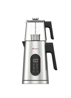 Buy MEBASHI Tea Maker, 1.7L Kettle, 1.0L Teapot, 4 Settings,(1500W) Steel (ME-TM303) in UAE