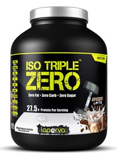 اشتري ايزو تربل زيرو نيكست جين, يدعم استعادة العضلات ونموها, سريع الامتصاص, 0 سكر و 0 كربوهيدرات و 0 دهون, بطعم سبانش لاتيه, 4 باوند في الامارات