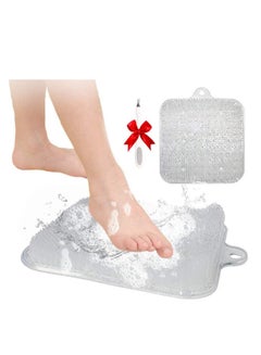 اشتري Shower Foot Scrubber Cleaner Exfoliating Feet Massager Spa for with Suction Cup Improves Circulation & Reduces Pain في الامارات