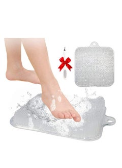 اشتري Shower Foot Scrubber Cleaner Exfoliating Feet Massager Spa for with Suction Cup Improves Circulation & Reduces Pain في الامارات