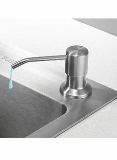 Buy Soap Dispenser for Kitchen Sink Brushed Silver in UAE