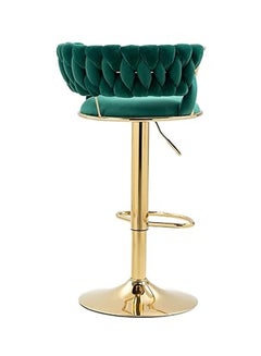 اشتري Luxury bar Stool,Modern Round Adjustable Reception Chair, Gold Velvet Bar Chair, Kitchen high Dining Chair , Height Adjustable and 360° Swivel. Suitable for bar, Home, office, Cafe في الامارات