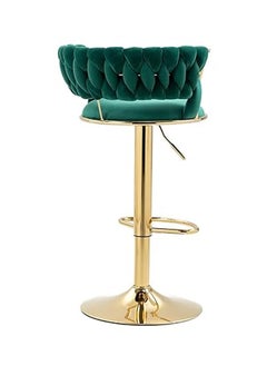 اشتري Luxury bar Stool,Modern Round Adjustable Reception Chair, Gold Velvet Bar Chair, Kitchen high Dining Chair , Height Adjustable and 360° Swivel. Suitable for bar, Home, office, Cafe في الامارات