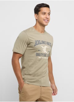 Buy Jprbluhudson Logo Print  Crew Neck T-Shirt in UAE