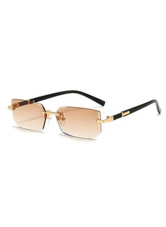 Buy New Rimless Fashion Trend Sunglasses Personalized Sunglasses UV Protection Unisex in Saudi Arabia