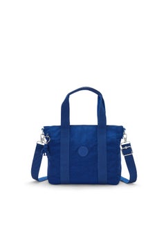 Buy KIPLING Small Tote (With Removable Shoulderstrap) Female Deep Sky Blue Asseni Mini in UAE