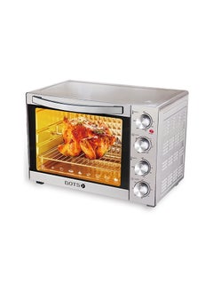 Buy Electric oven, capacity 60 litres, 2200 watts, silver in Saudi Arabia