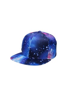 Buy Baseball Hat Men's and Women's Cool Flat Rim Hip Hop Hat Star Sky Print Summer Outdoor Sunshade Baseball Hat Hip Hop Hip Hop Hat Adjustable Flat Rim Hip Hop Hat in Saudi Arabia