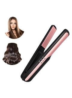 Buy Light Weight Cordless Rechargable Hair Straightening Irons Black/Pink in UAE
