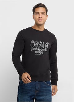 Buy Jorbushwick Logo Print  Crew Neck Sweatshirts in UAE