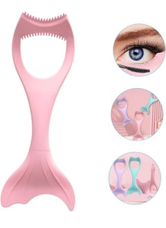 Buy Mascara Brush for Eyelashes, Mascara Drawing Aid, Drawing Aid, Silica Gel, Simple Design Eyeliner - Multi Color in Egypt