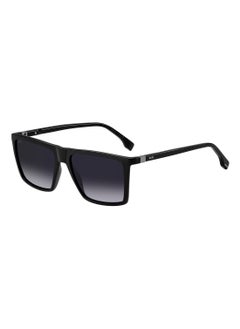 Buy Men's UV Protection Rectangular Sunglasses - Boss 1490/S Black Millimeter - Lens Size: 56 Mm in Saudi Arabia