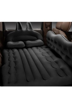 Buy Car Air Mattress with Sides, Black in Saudi Arabia