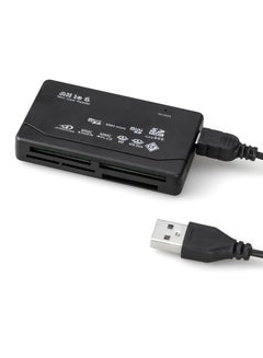 اشتري 6 in 1 Memory Card Reader - Universal USB Card Reader for SD/Micro SD/CF/XD/MS Pro/M2 Card في السعودية