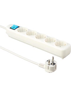 Buy Pluguard Power Strip 5 Outlets With Switch 3500 W 16 A 250 V Item 6336 in Egypt