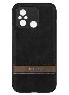 اشتري Rich Boss Leather Back Cover For Xiaomi Redmi 12C (Black) في مصر