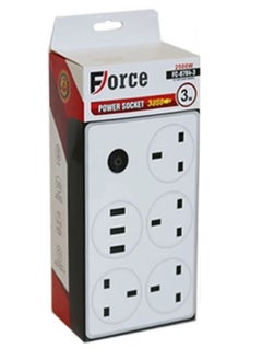 Buy Force electrical connection with several strong and durable 3 meters . outlets in Saudi Arabia