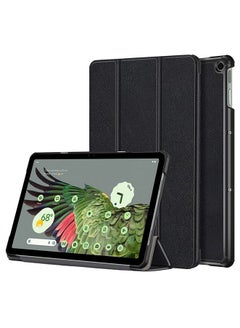 Buy for Google PixelTablet 2023 11" Slim PU Leather Stand Cover For Google Pixel Tablet Cover (Black) in Egypt