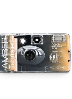 اشتري Amber Tungsten 35mm Disposable Film Camera 27exp, Color Negative Film, Focus Free, Easy to Use, Built in Flash (Film and Battery Included) في الامارات