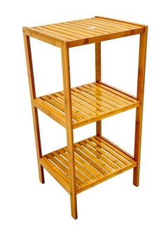 Buy Storage rack and organizer of 3 wooden shelves in Saudi Arabia