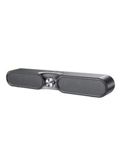 Buy Speaker Soundbar With Mic Black in Saudi Arabia