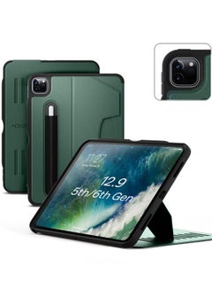 اشتري ZUGU CASE iPad Pro 12.9 Case, Ultra Slim Protective Case/Cover Designed for iPad Pro 12.9-inch (6th Gen, 2022) / (5th Gen, 2021) Wireless Pencil Charging, Convenient Magnetic Stand (Auto Sleep/Wake) في الامارات