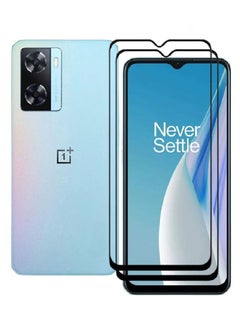 اشتري 2 Pieces Tempered Glass Screen Protector 5D Designed For OnePlus Nord N20 SE Full Glue Edge to Edge Full Screen Coverage And Bubble Free في الامارات