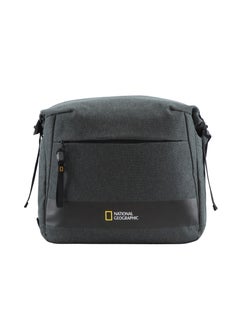 اشتري National Geographic Shadow RPET Messenger Bag Anthracite, Durable Water Resistant Laptop/Tablet Padded Compartment Casual Bag RFID Pocket, Adjustable Strap Suitable For Business Office Travel School في الامارات