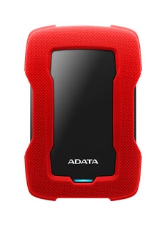 اشتري ADATA HD330 2TB USB 3.0, High-speed Shock-absorbing External Hard Drive, Extra Slim Portable Waterproof Mobile Hard Drive, (2TB Red) في السعودية