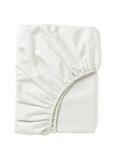 Buy Fitted Sheet White 180X200 Cm in Saudi Arabia