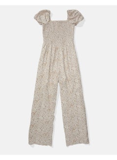 Buy AE Smocked Puff Sleeve Jumpsuit in Egypt