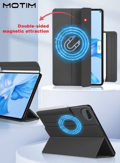 Buy For Huawei Matepad Pro 11(2022) Case Strong Magnetic Attachment Trifold Stand Protective Shockproof Tablet Case Support M-Pencil Charging Cover with Auto Wake/Sleep in UAE